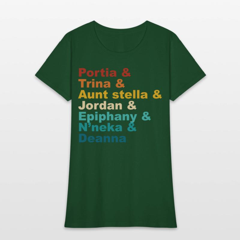 Portia& Trina& Aunt Stella& Jordan& Epiphany& N’ne