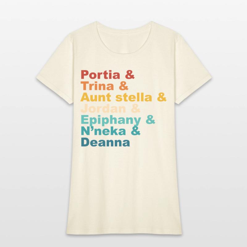 Portia& Trina& Aunt Stella& Jordan& Epiphany& N’ne