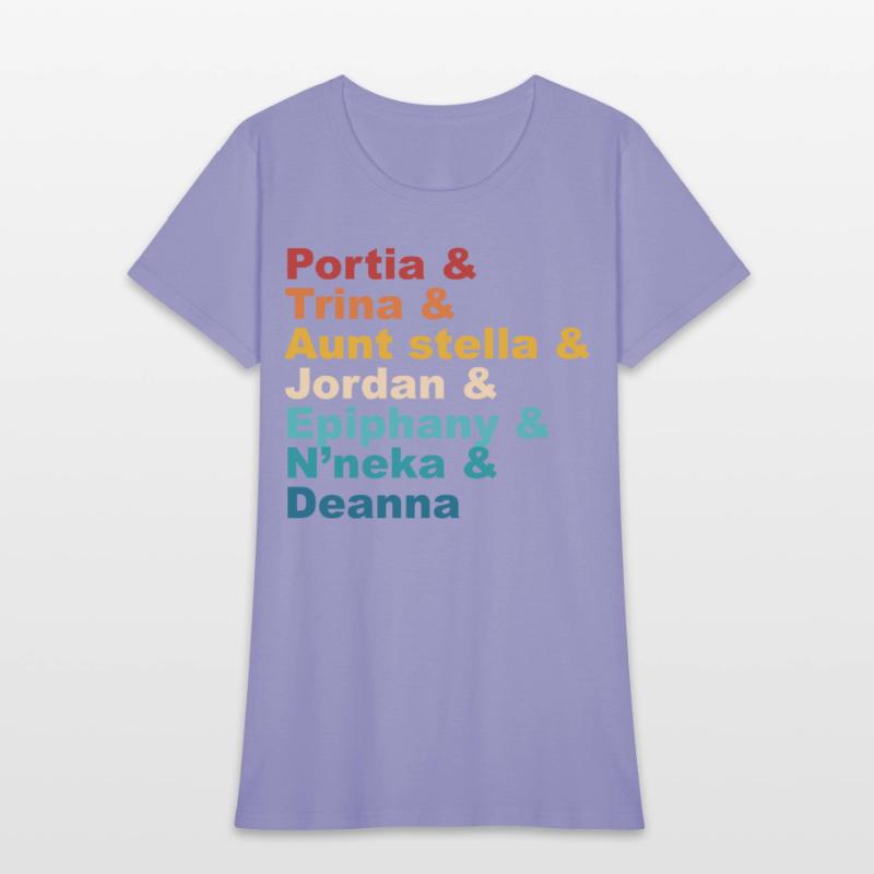 Portia& Trina& Aunt Stella& Jordan& Epiphany& N’ne