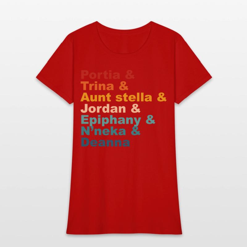 Portia& Trina& Aunt Stella& Jordan& Epiphany& N’ne