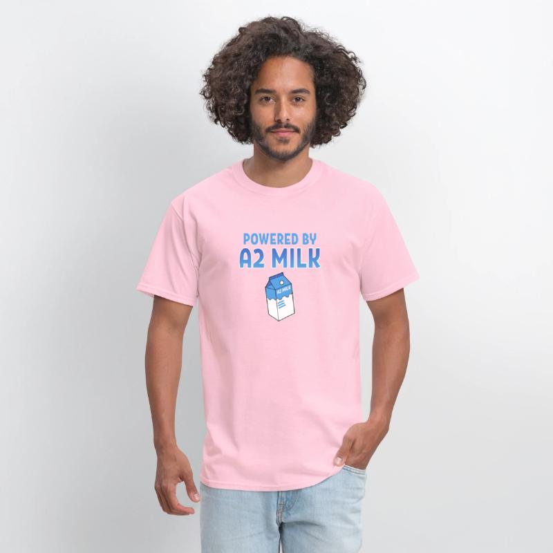Powered By A2 Milk Milkshake Foodie Milking Gift