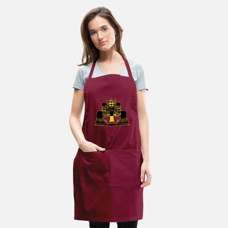 Racing car formula racing car yellow