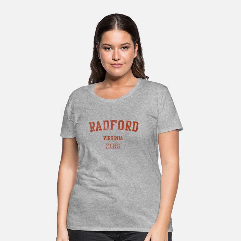 Radford Virginia Distressed Text Sport Style