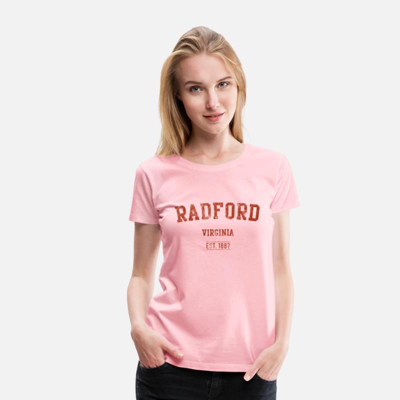 Radford Virginia Distressed Text Sport Style