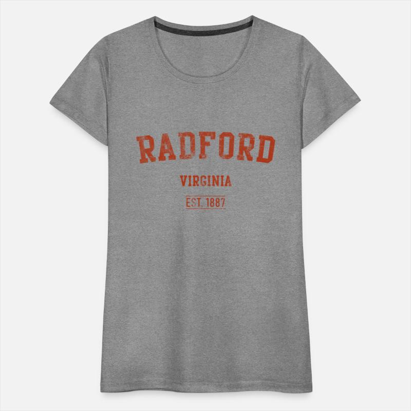 Radford Virginia Distressed Text Sport Style
