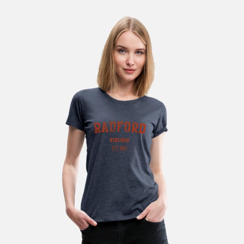 Radford Virginia Distressed Text Sport Style
