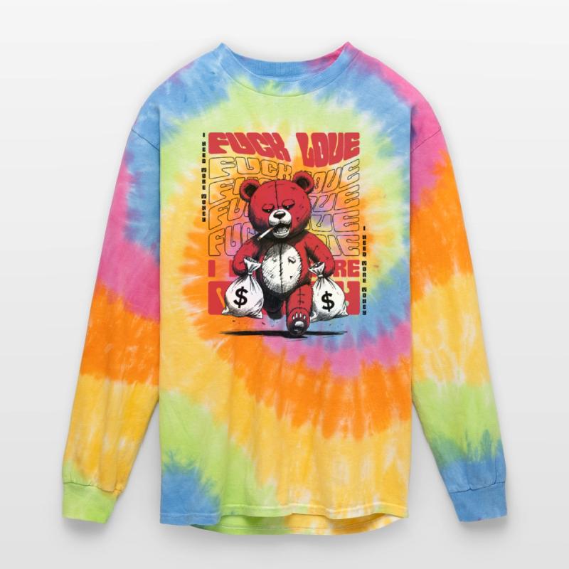 Rebellious Bear with Money Bags