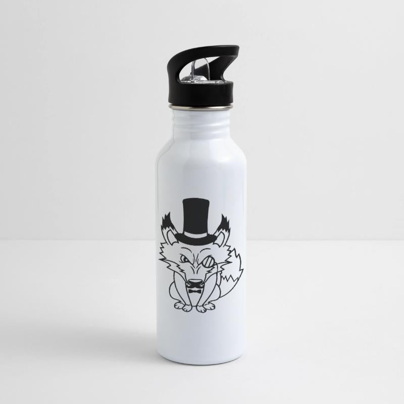 Red Fox Sir Mr. Top Hat Monocle Glasses Rich Man