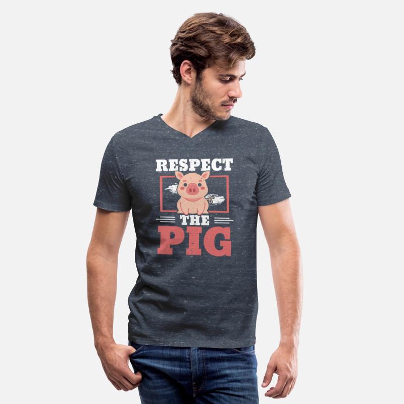 Respect The Pig Farm Animal Piggy Farmer Pig Lover