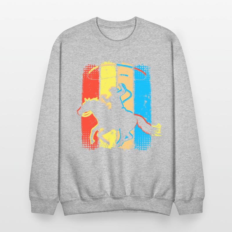 Retro Cowboy Horseman - Horseriding Western Rider