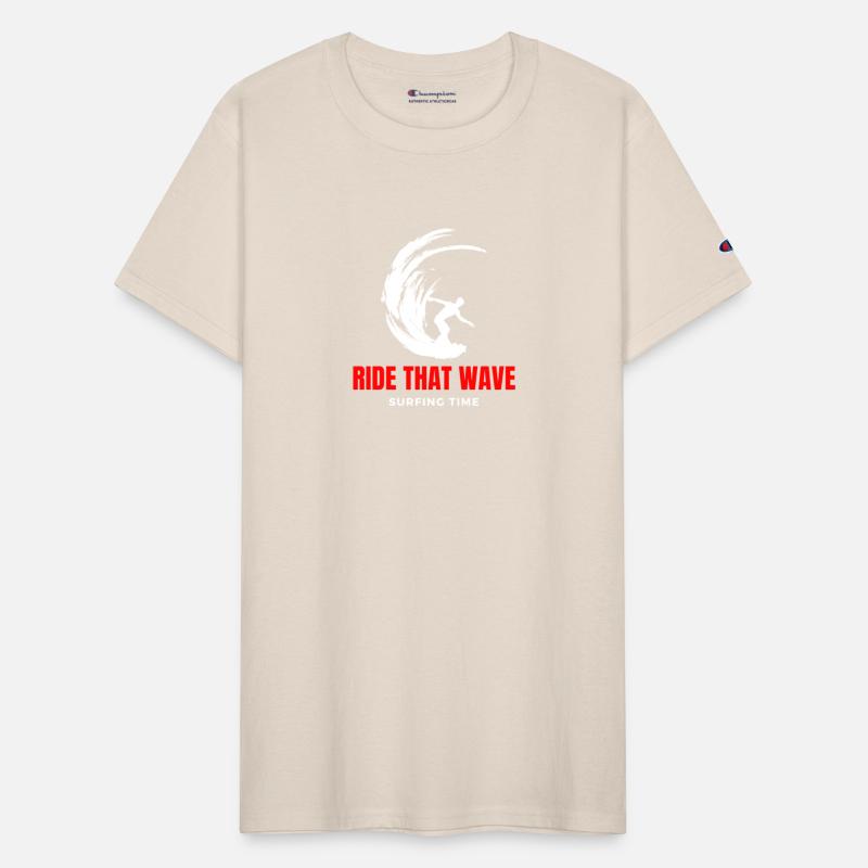 Ride that wave surfing time