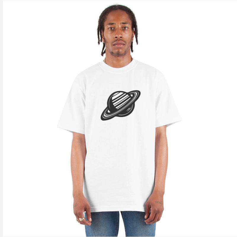 Ringed Planet With Ring System In The Solar System