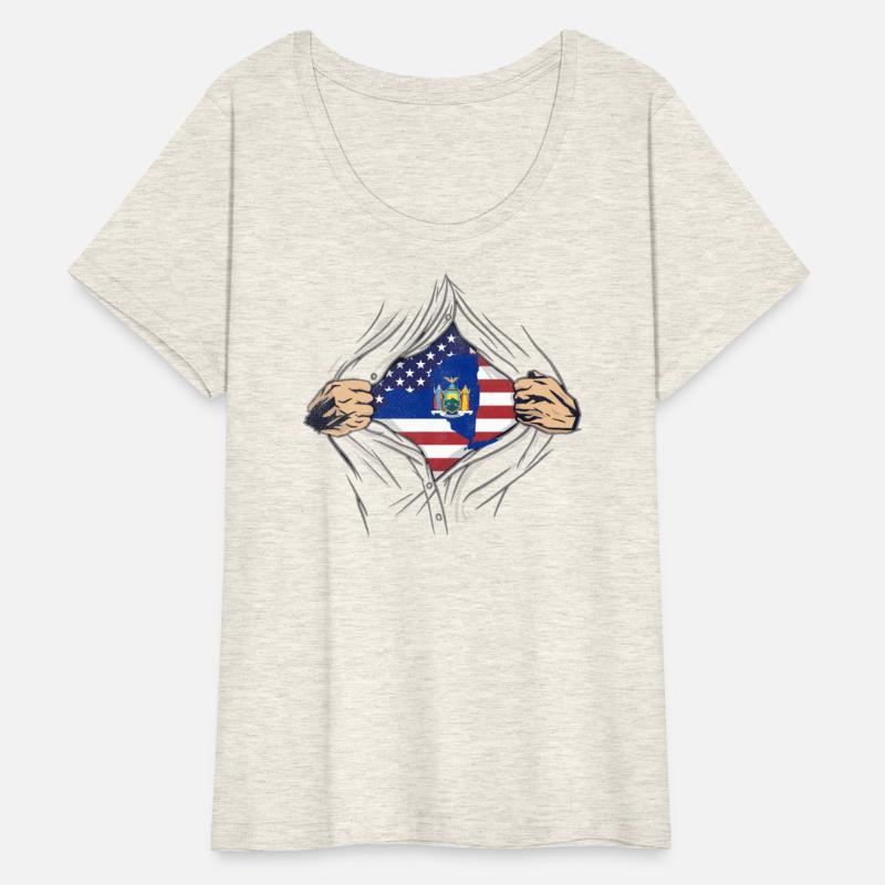 Rip Reveal America State Flag New York