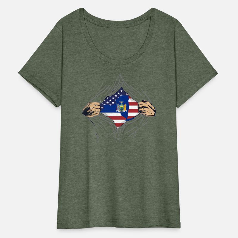 Rip Reveal America State Flag New York