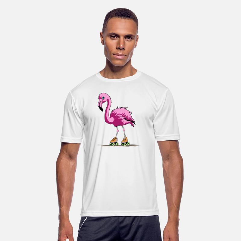 Roller Rink Flamingo Too Cool to Waddle