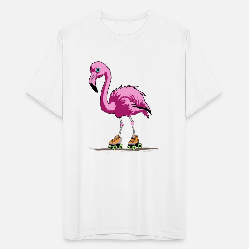 Roller Rink Flamingo Too Cool to Waddle