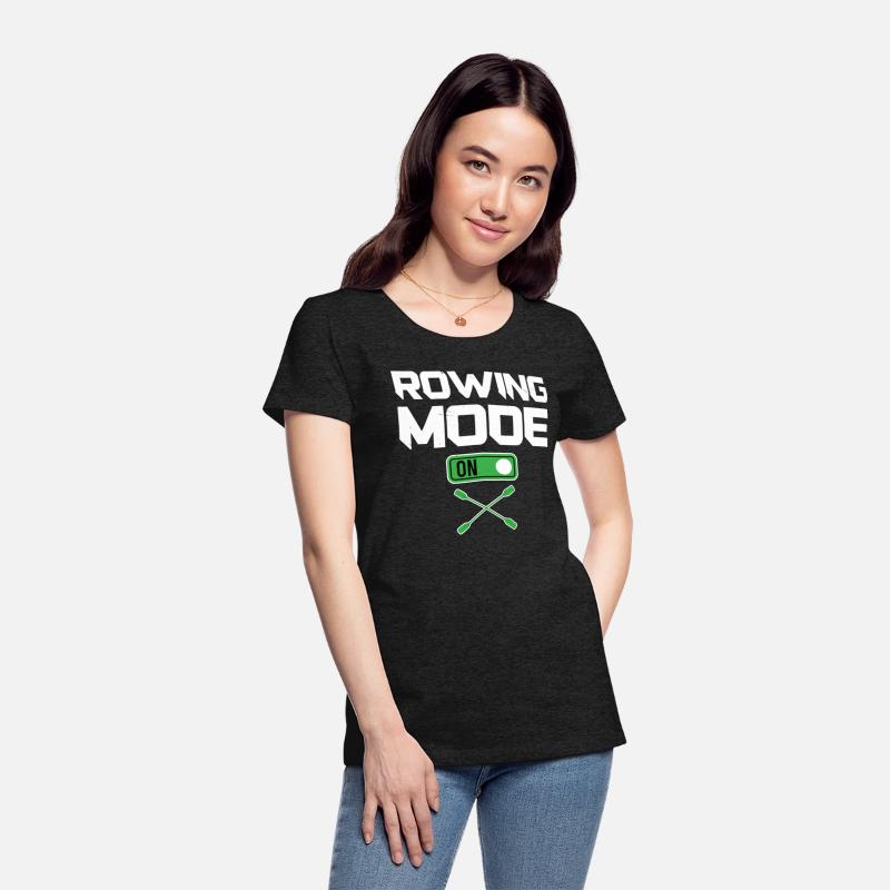 Rowing mode on rower row kayak canoe water sports