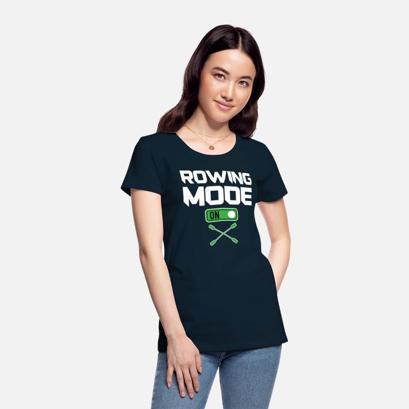 Rowing mode on rower row kayak canoe water sports