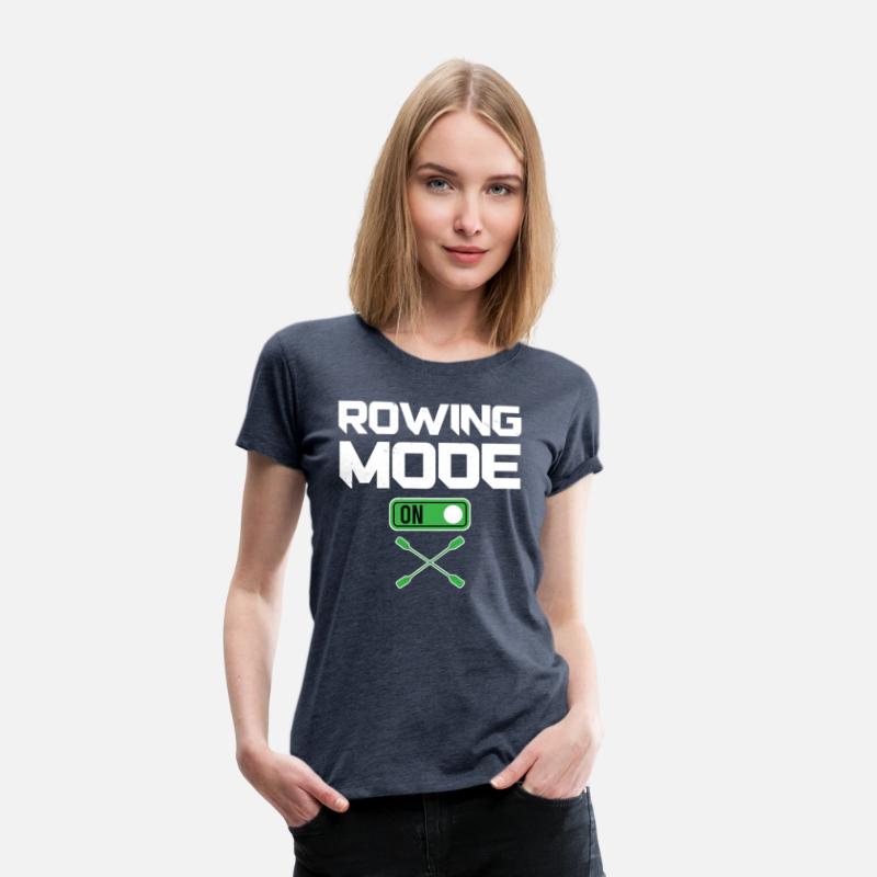 Rowing mode on rower row kayak canoe water sports