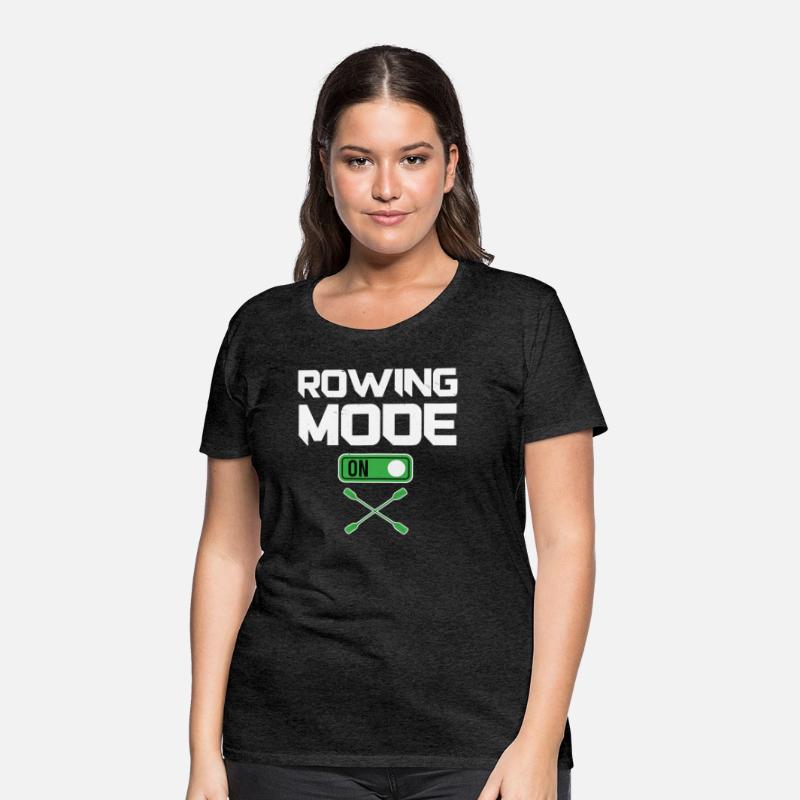 Rowing mode on rower row kayak canoe water sports