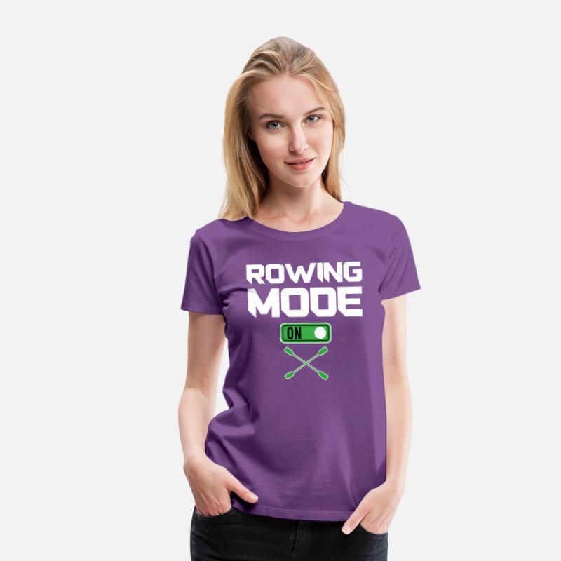 Rowing mode on rower row kayak canoe water sports