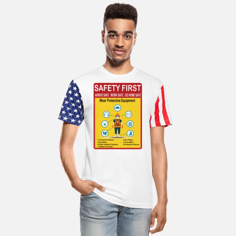 Safety First Slogan Electronic Safety Poster