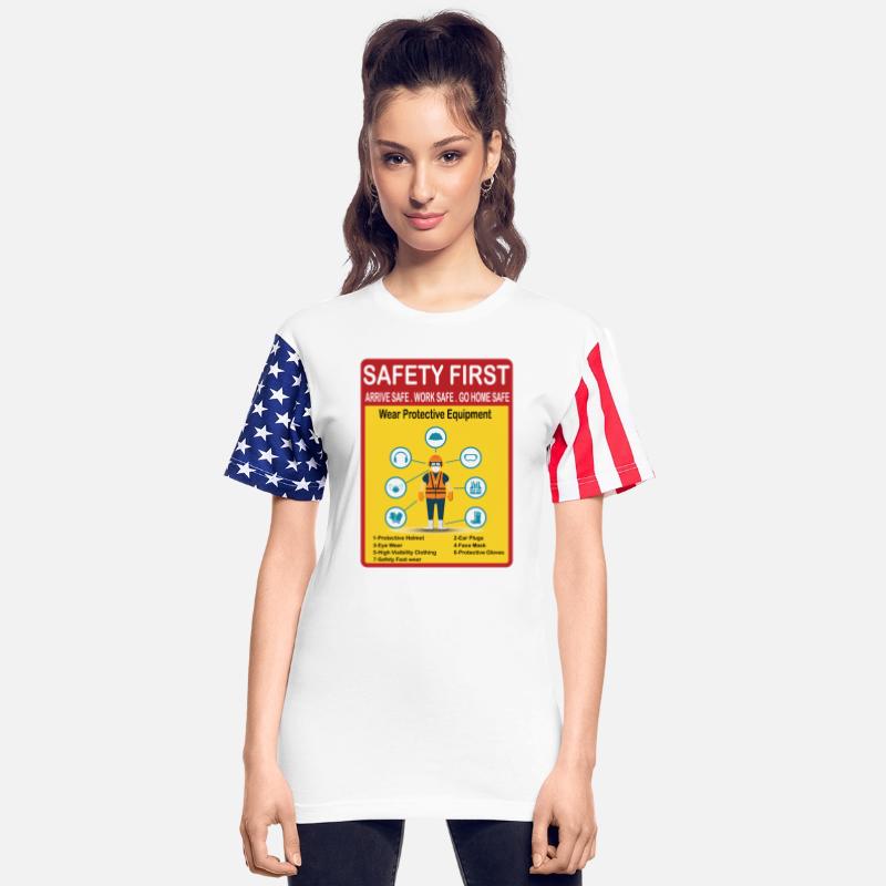 Safety First Slogan Electronic Safety Poster