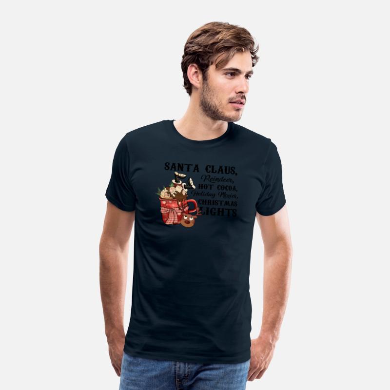 Santa Claus Reindeer Hot Cocoa Holiday Movies