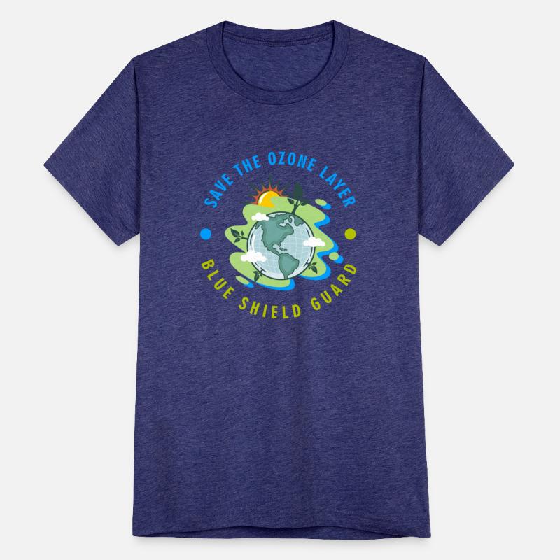 SAVE THE OZONE LAYER BLUE SHIELD GUARD