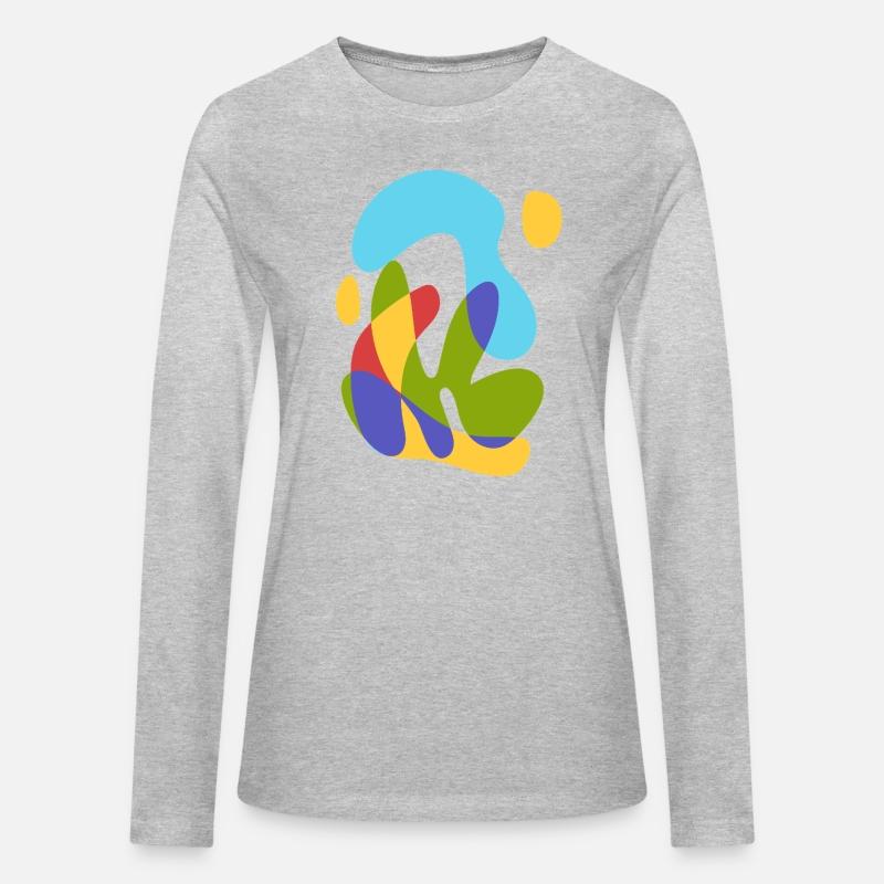 sea sun and tropical flora - bold abstract