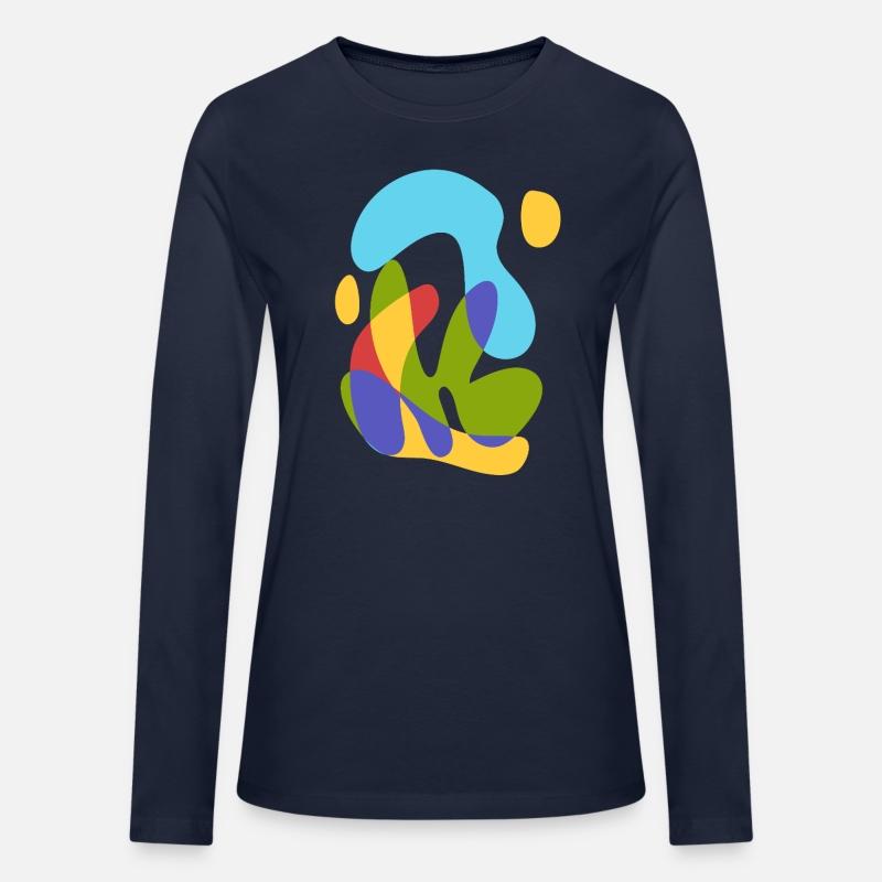 sea sun and tropical flora - bold abstract