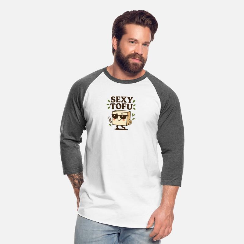 Sexy Tofu – Funny Vegan Protein Cartoon Design