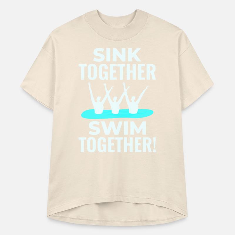Sink Swim Together Synchronized Swimming Team Swim