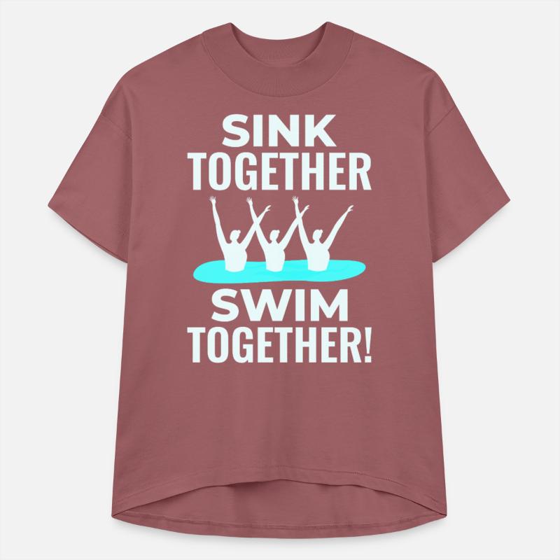 Sink Swim Together Synchronized Swimming Team Swim