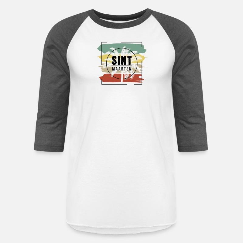 Sint Maarten Palm Tree Retro Artistic