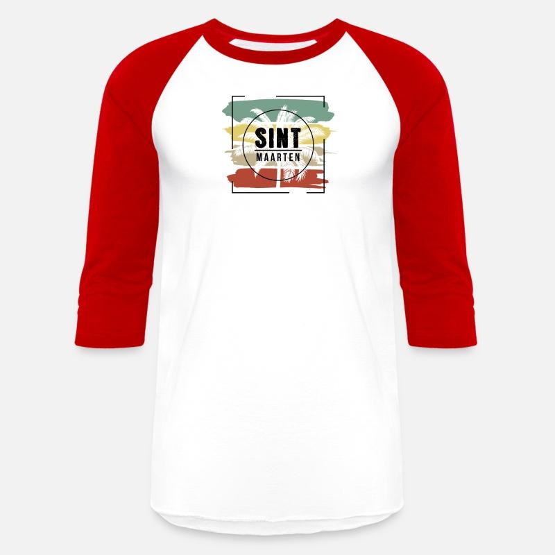 Sint Maarten Palm Tree Retro Artistic