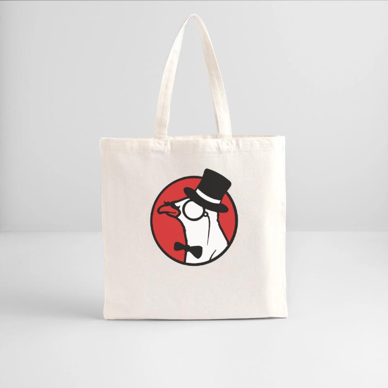 Sir bird top hat monocle glasses rich gentleman