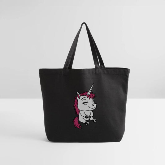 Sitting little cartoon unicorn