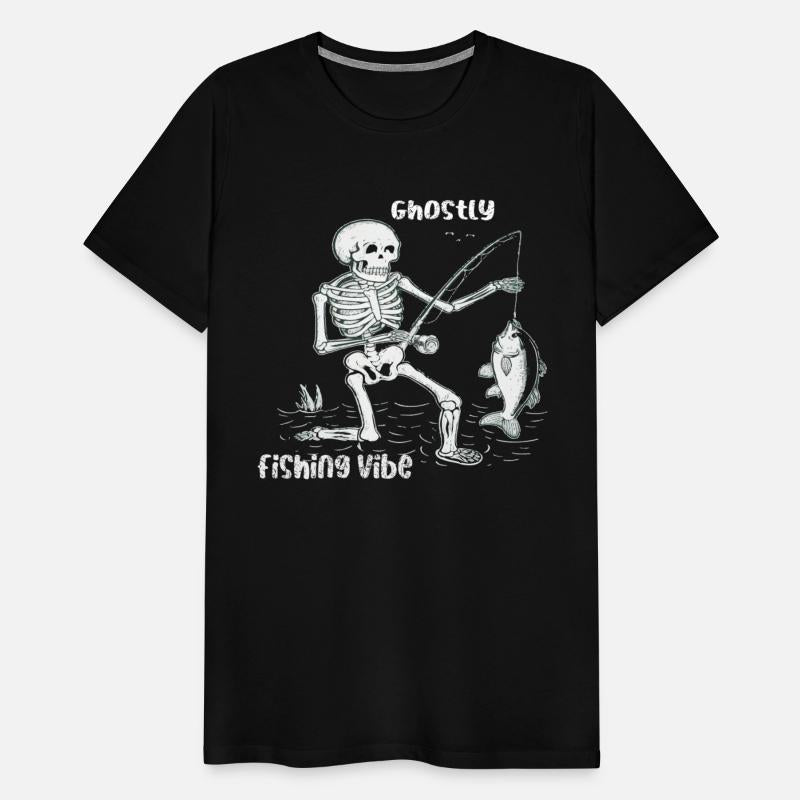 Skeleton Fishing Lazy Halloween Costume Skull Fish