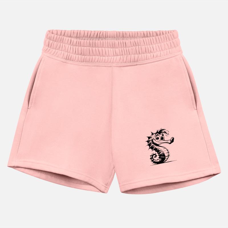 Smart Seahorse Children Pencil Sketch