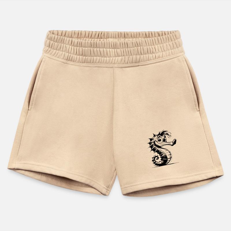 Smart Seahorse Children Pencil Sketch