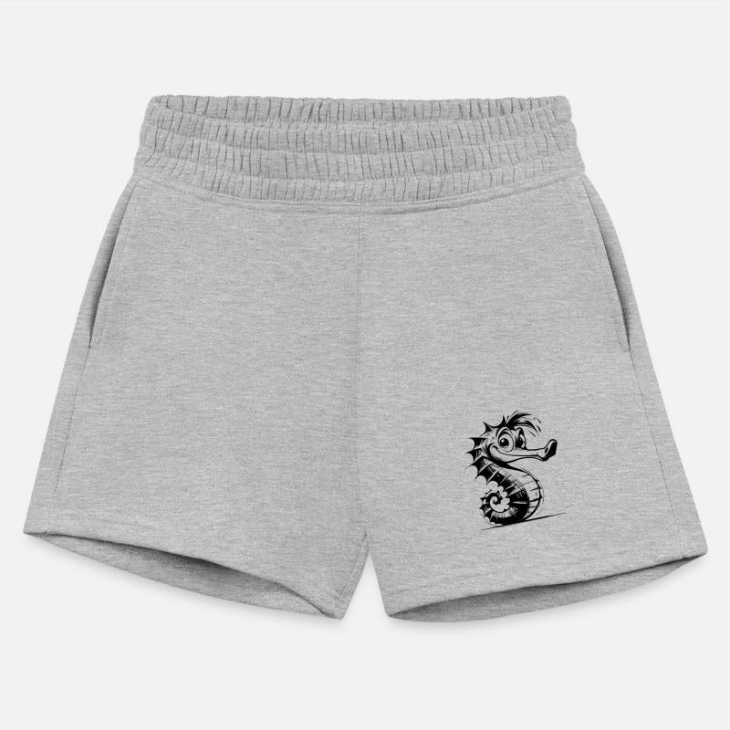 Smart Seahorse Children Pencil Sketch