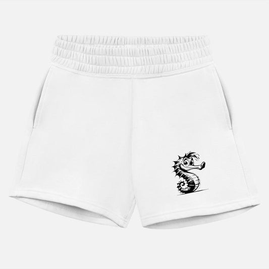 Smart Seahorse Children Pencil Sketch