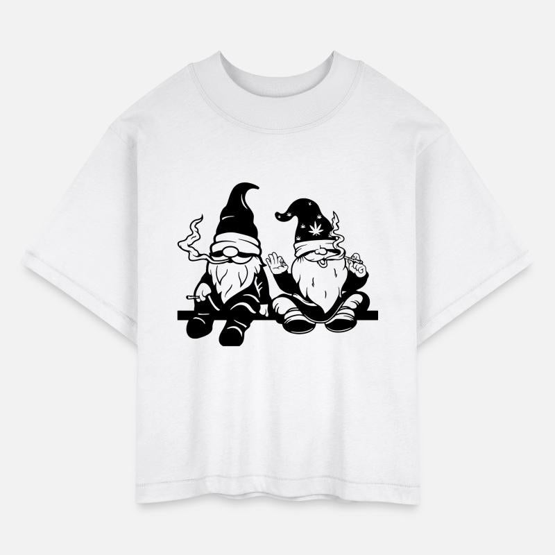 Smoking Gnomes Cannabis Leaf Hat