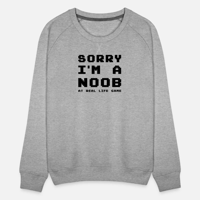 Sorry I'm a Noob Funny Gamer Pixel Art