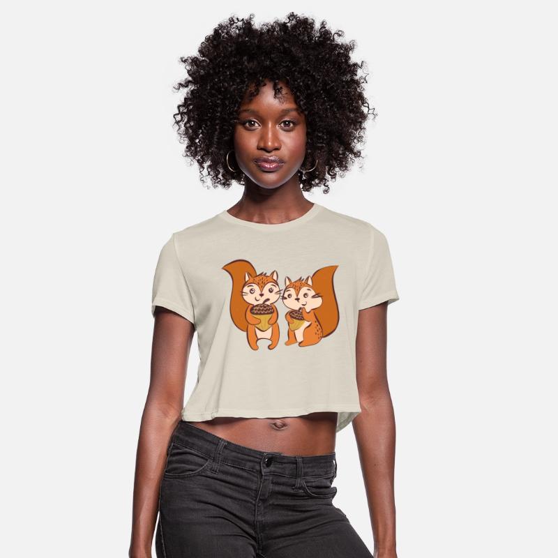 Squirrels With Acorn Nuts