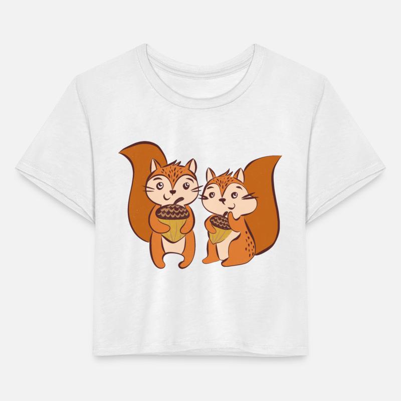 Squirrels With Acorn Nuts