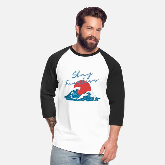 Stay Fearless - Japan Wave Design - Raging Wave