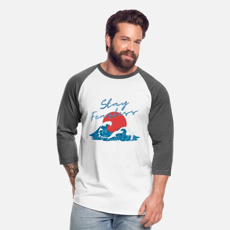 Stay Fearless - Japan Wave Design - Raging Wave