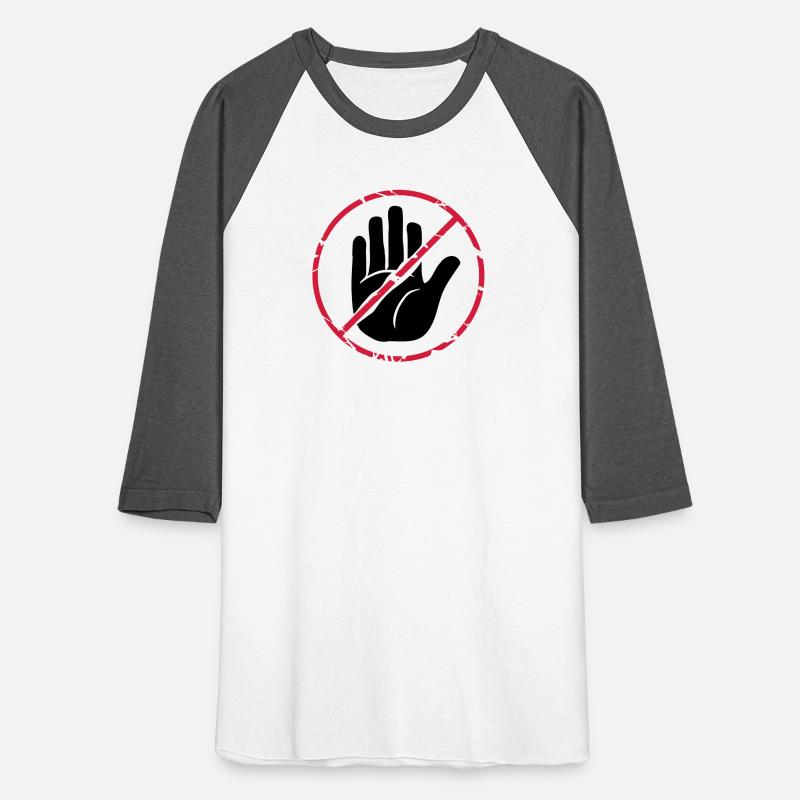 Stop sign hand crossed